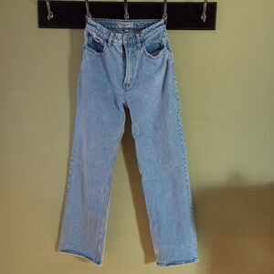 Abercrombie & Fitch Curve Love 90s Relaxed Jean High Rise Size 2S 26 Short